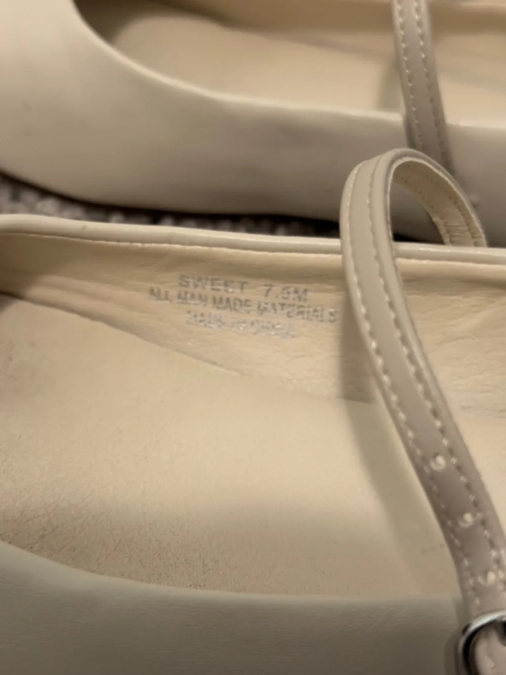 Classic Cream Mary Jane Flats for Women